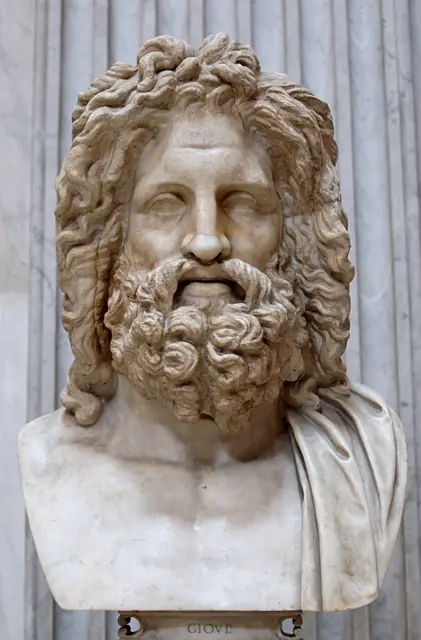 Zeus (Otricoli bust), Roman copy of a Greek original, Musei Vaticani