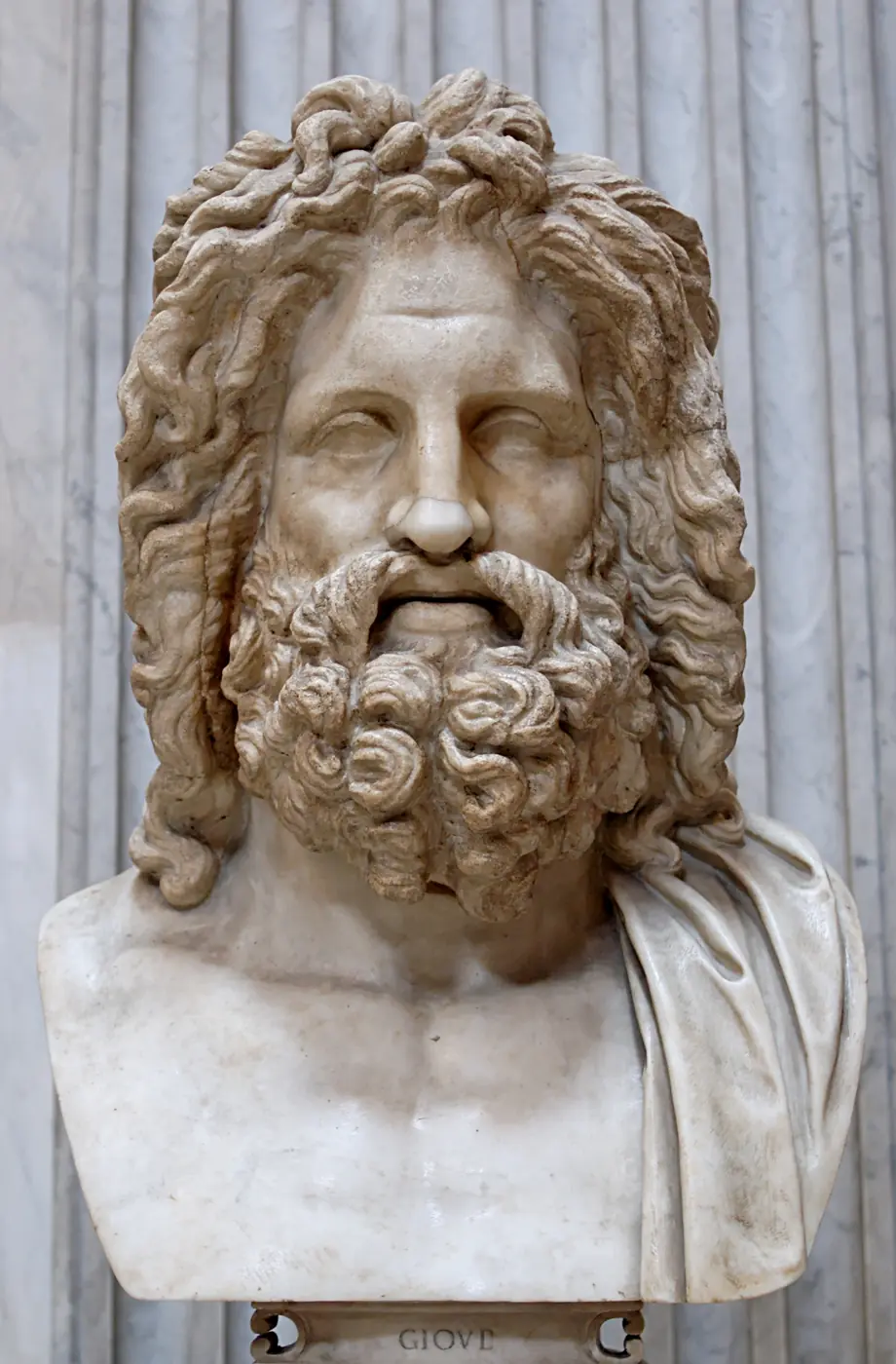 Zeus (Otricoli bust), Roman copy of a Greek original, Musei Vaticani